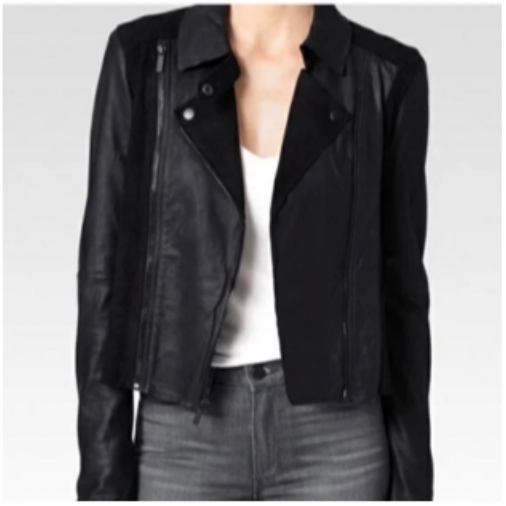 Paige leather jacket